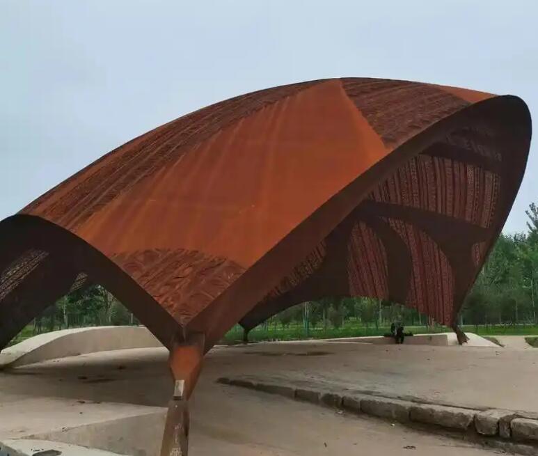 汕尾耐候钢幕墙案例